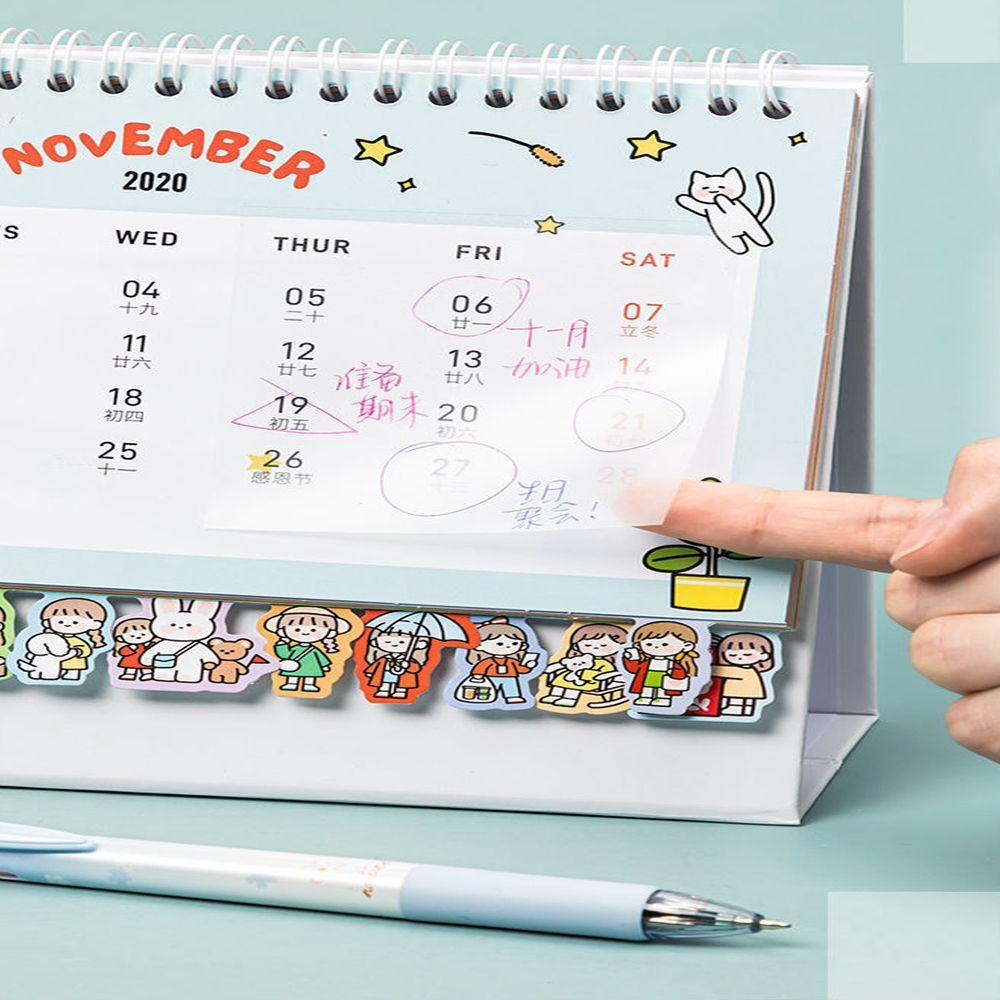 THFENG Giấy Dán Ghi Chú Chất Liệu PET Dán Sổ Bỏ Túi Chống Thấm Nước Trong Suốt