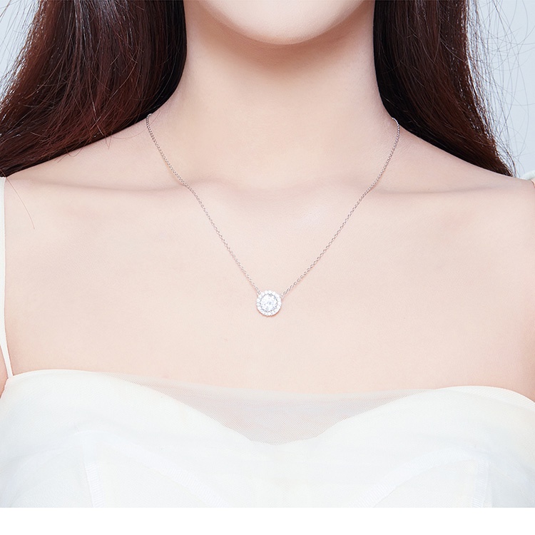 Dây chuyền Bamoer SCN345 bạc 925 làm quà tặng kỷ niệm hợp thời trang cho nữ