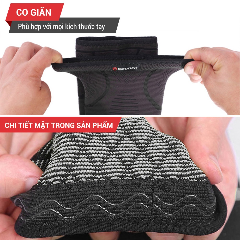 Băng bảo vệ khuỷu tay thể thao, tập Gym co giãn đàn hồi GoodFit GF402E