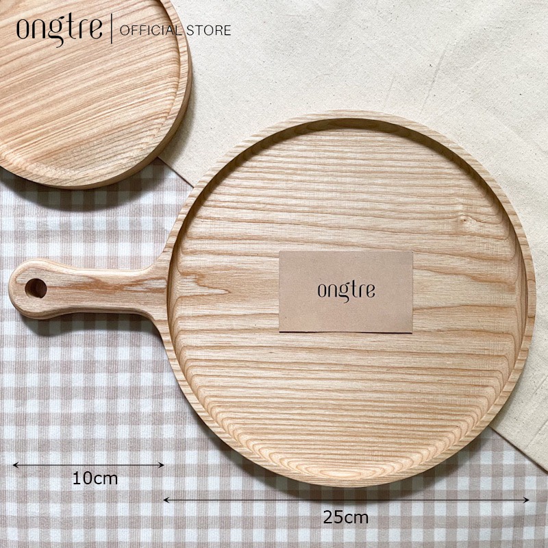 Ảnh Khay gỗ Tần Bì nguyên khối ONGTRE đa năng, cao cấp, nhiều hình dáng 4