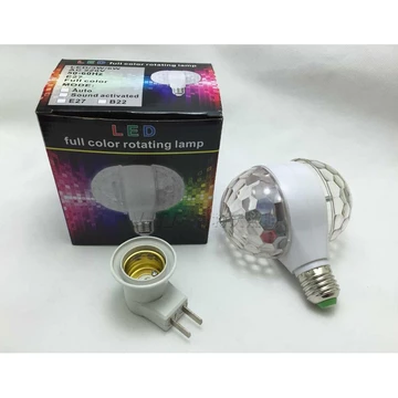 Tặng chuôi Đèn Led Xoay 7 Màu, đèn chớp 7 màu, đèn trang trí, đèn Led karaoke, đèn Led vũ trường, đèn cảm ứng âm thanh
