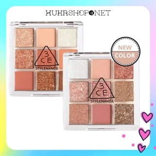 [Chính hãng] Bảng phấn mắt nhiều màu 3CE Multi Eye Color Palette 9 ô nhiều màu sắc 8.5g