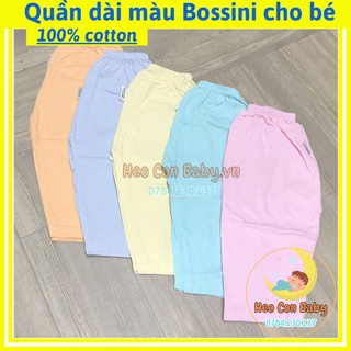 [Mỏng mát] Quần dài màu cho bé sơ sinh | Quần thun màu chất cotton thoải mái cho bé