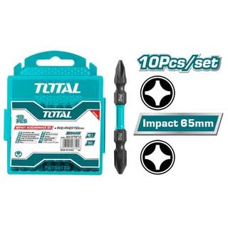 ĐỒ NGHỀ TOTAL Mũi bắt vít hai đầu (có nam châm hít) TACIM16PH233<HÀNG CHÍNH HÃNG>