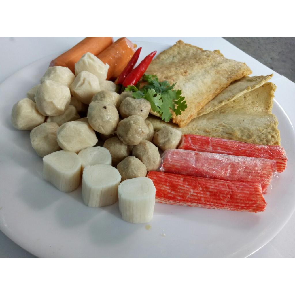 bánh gạo+sốt+đồ nấu lẫu tokbokki