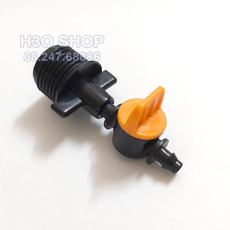 Van Sino Khởi Thủy Kèm Chuyển Ren Ngoài 21mm Ra Ống LDPE 6mm