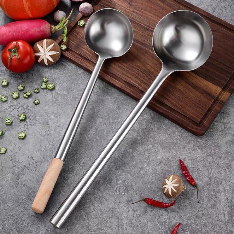 Muôi inox xào, xản inox xào cho bếp công nghiệp | Shopee Việt Nam