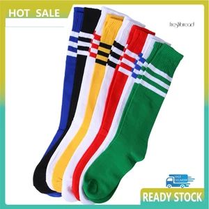 Vớ Thể Thao Unisex Cổ Cao Kẻ Sọc Ngang Thời Trang Nhiều Màu Tùy Chọn