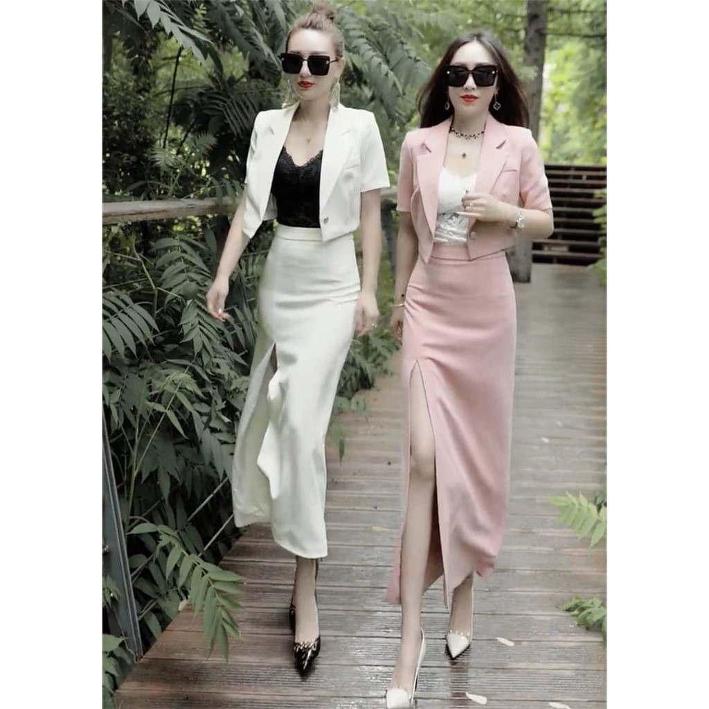 Chân váy dáng suông chất tuyết mưa cao cấp 85cm tùy chọn với 30 màu váy mới