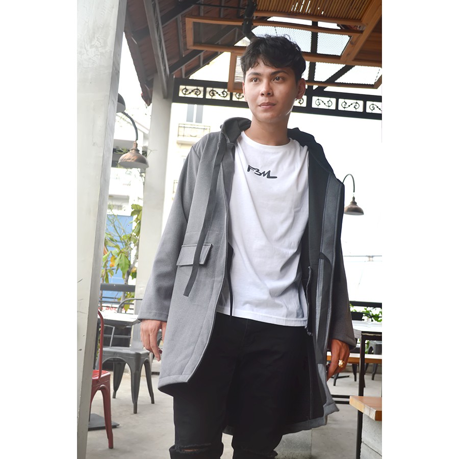 Áo Mangto V Grey ICVCVN Unisex