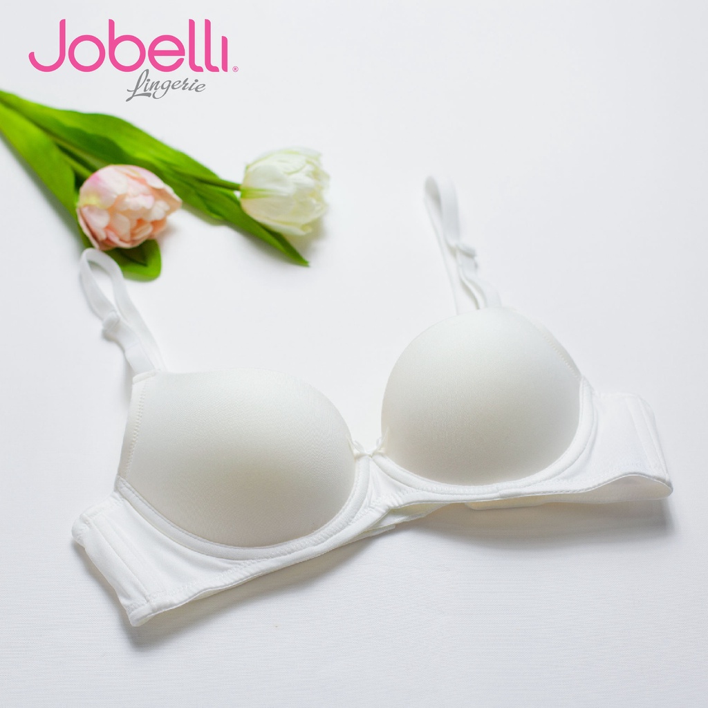 Ảnh Áo ngực nữ trơn, cúp quai xéo lên ôm bầu ngực, mút dày vừa Jobelli A2390 3