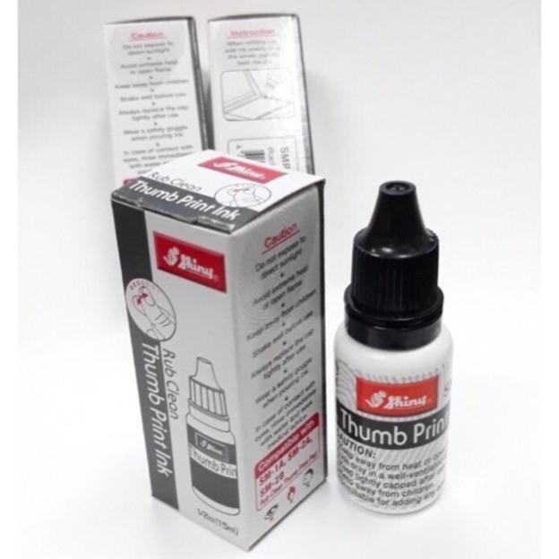 Mực lăn tay Shiny Thumb Print Ink SMRC-61 dùng cho tampon lăn tay không ...
