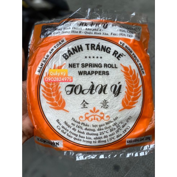 Bánh Tráng Rế Cuốn Chả Giò, Bánh Đa Rế Loại Dày Toàn Ý | Shopee Việt Nam