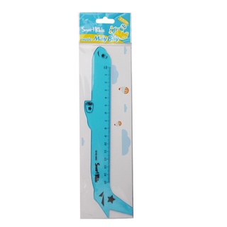 Thước Smartkids máy bay ngộ nghĩnh SK-RL1003, Dành cho học sinh và sinh viên. Nhựa dẻo bền, màu sắc bắt mắt
