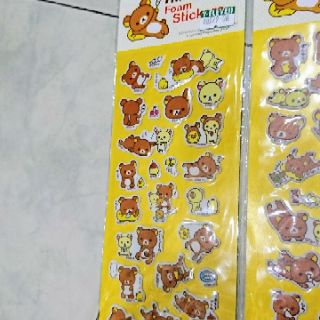 Hình dán foam nổi gấu và mèo
