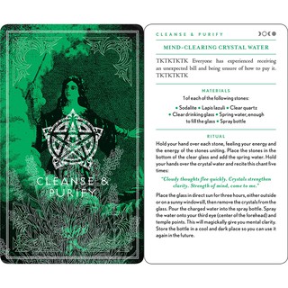 Bộ Bài Wiccapedia Spell Deck (Mystic House Tarot Shop) - Bài Gốc Authentic Chính Hãng 100%