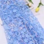 3D Ba Chiều Sequin Cánh Hoa Thêu Gạc Ren Vải 1 Mảnh Nửa Mét Nhiều Miếng