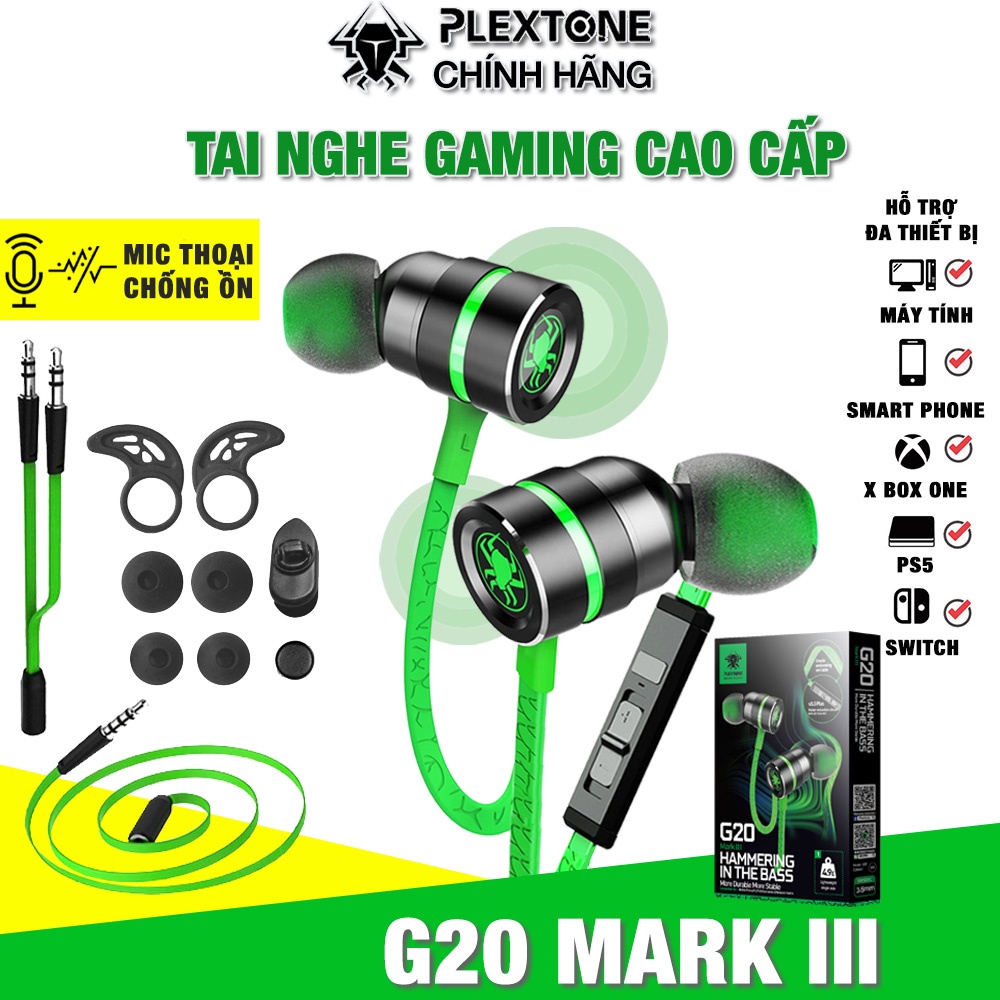 Tai Nghe Chuyên Game Gaming Plextone G20 Xmowi Rx3 Có Game Dual Mic Cực Hotchơi Tốt Pubg Mobile 3265