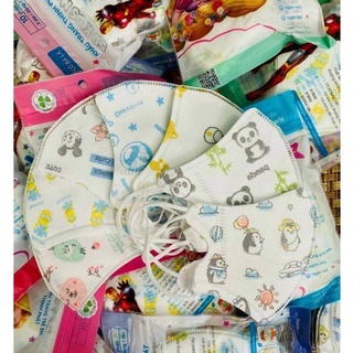 Hộp 10 cái Khẩu trang 5D kids dành cho bé 2- 8 tuổi hộp 10 cái