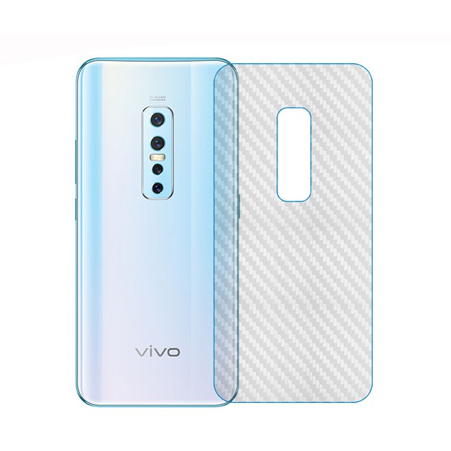 (3in1) Vivo V17 V17pro Y11 Y12 Y15 Y17 Y19 Phim kính cường lực + Phim ống kính + Phim mặt sau bằng sợi carbon
