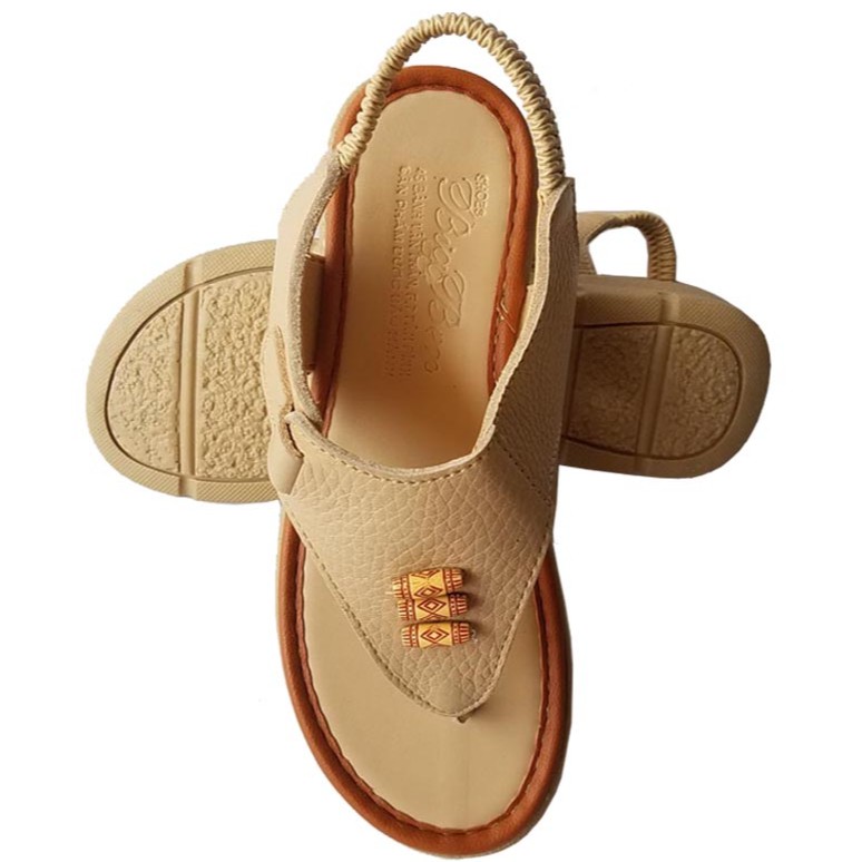 Giày sandal nữ xỏ ngón da bò BIGGBEN HKD085