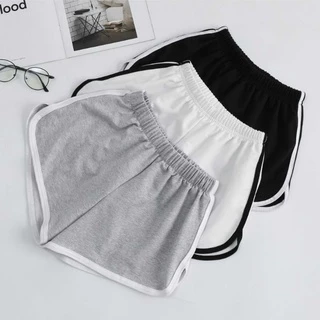 Quần đùi nữ, Quần short Viền Đùi thể thao dáng ngắn năng động, mặc nhà, đồ ngủ giá rẻ