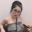 Gọng kính cận tròn nữ mắt kính không độ chống ánh sáng xanh và tia UV phong cách Ulzzang thay được tròng cận 074