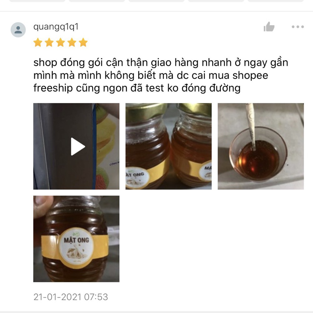 Ảnh Mật ong tự nhiên hoa nhãn không đóng đường, không pha tạp HNT NATURAL PRODUCT MO200 1