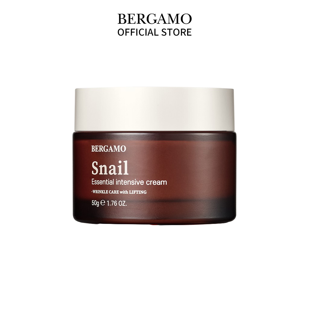 Kem Dưỡng Da Chuyên Sâu Bergamo Snail Essential Intensive 50g