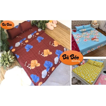 Ga Giường đai thun Gồm 3 màu, Ga gối Hoa 5 cánh, Ga gối Trà Xanh, Ga Gối Cúc Trắng. Bộ sưu tập ga gối Hoa lá đẹp