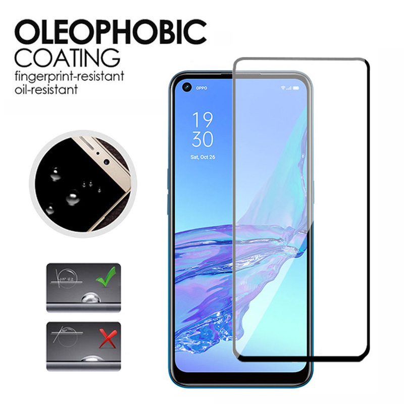 (2in1) Phim Kính Cường Lực Bảo Vệ Toàn Diện OPPO A53 Cho OPPO A5 A9 2020 A3s A7 A12e A12 A5s A31 A52 A72 A91 A92 Bảo Vệ Màn Hình Và Kính Bảo Vệ Ống Kính Máy Ảnh