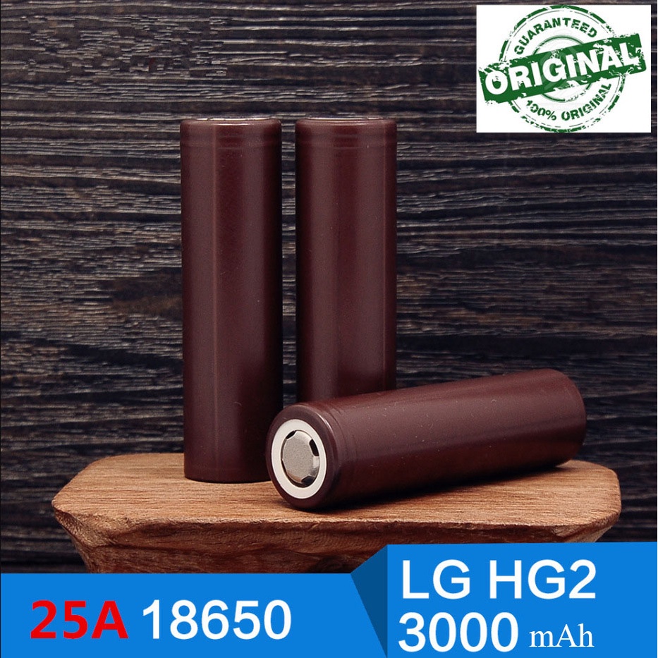 Pin 18650 LG HG2 lithium 2200MAH liên tục xả 20A điện năng cao pin công ...