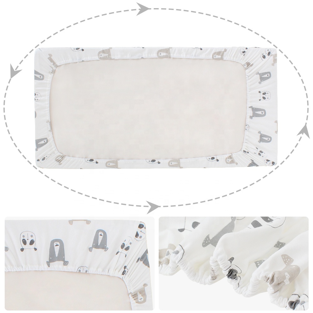 Mô tả Ga Cũi Cho Bé GOLDCAT GCC Chất Liệu Cotton Mềm Mát Dùng Cho Đệm Dày 5-10cm, Giặt Máy Thoải Mái - 5