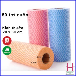 50 Chiếc Khăn Lau Đa Năng - Có Thể Giặt Sạch Để Tái Sử Dụng { H }