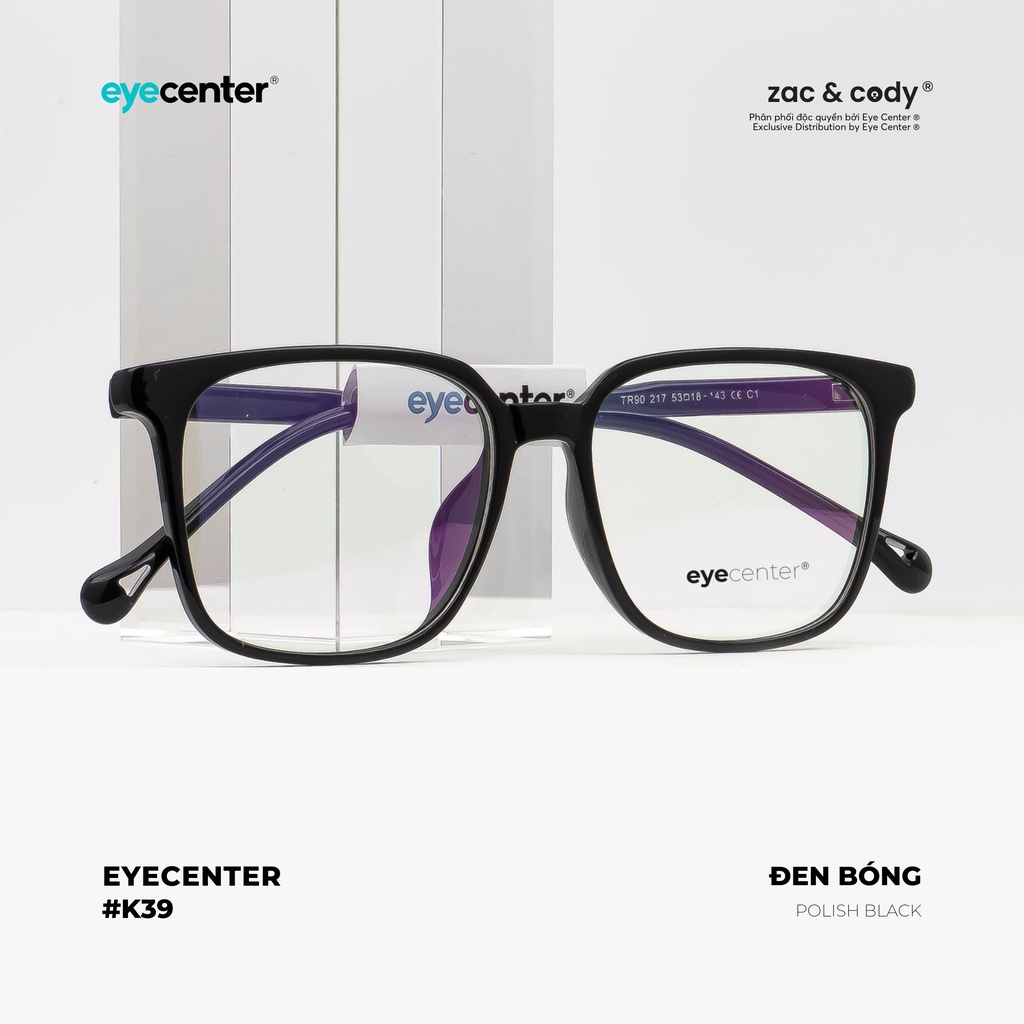 Mô tả Gọng kính cận nam nữ K39S chính hãng EYECENTER nhựa siêu nhẹ nhập khẩu by Eye Center Vietnam - 4