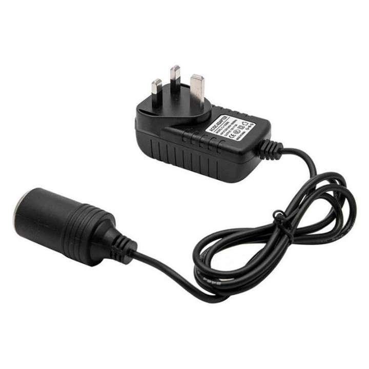 Bộ Chuyển Đổi Ổ Cắm Thuốc Lá Xe Hơi Di Động 220V Đến 12V