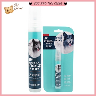 Xịt thơm miệng cho chó mèo Fresh Friend 14ml