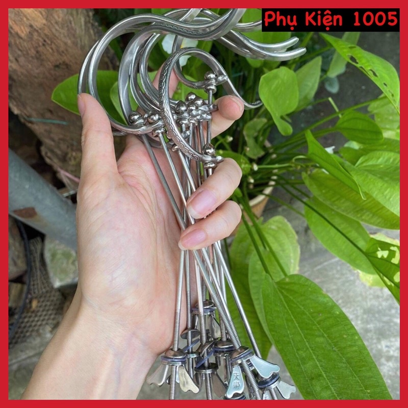 Combo Móc Đồng Tiền + Ty Inox Lồng Khuyên | Shopee Việt Nam