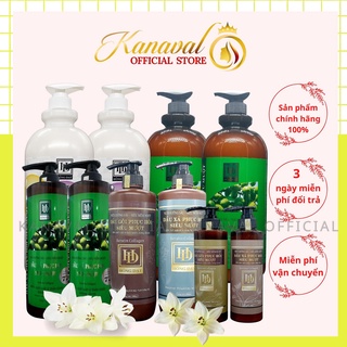 Cặp Dầu Gội Hồng Đạt 72H 500ml Kanaval Official Hương Thơm Chuẩn Salon Giảm Rụng Tóc Phục Hồi Siêu Mượt Lưu Hương 72H