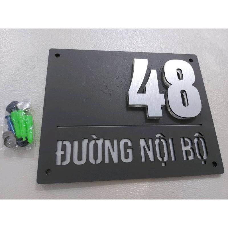 Biển số nhà. Bảng số nhà. Đặt hàng theo yêu cầu. BSN-06
