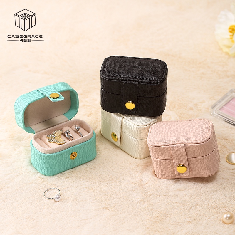 Hộp đựng trang sức CASEGRACE da PU nhỏ gọn dành cho sử dụng tại nhà du lịch
