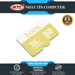 Thẻ nhớ MicroSDHC Hoco 32GB Class 10 90MB/s (Vàng)
