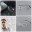 Kính mắt ESSENCEH Elder Kính mắt siêu nhẹ Unisex Memory Titanium