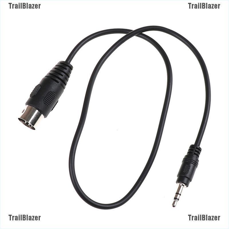 1 Cáp âm thanh 5 pin din midi sang 3.5mm din