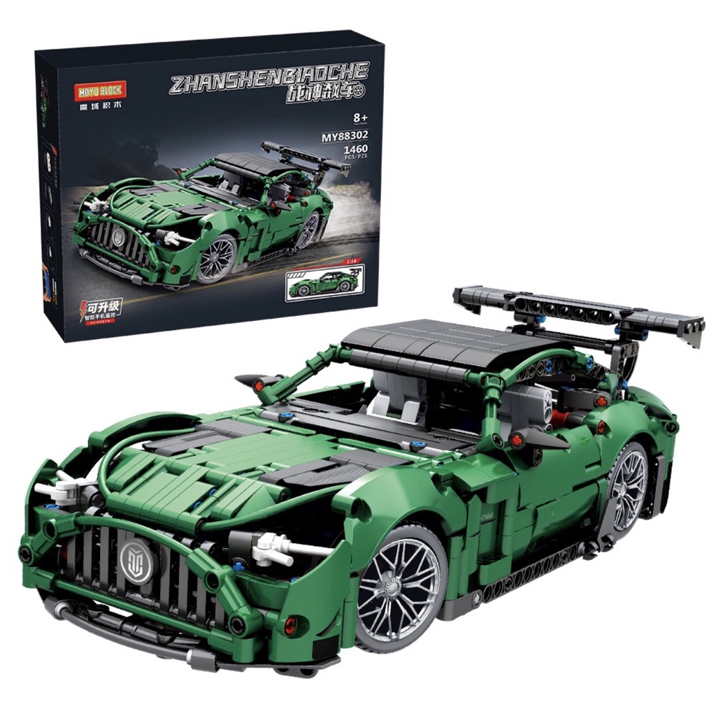MOYU 88302 ( Lắp Ghép Siêu Xe Mercedes AMG 1460 Mảnh ) | Shopee Việt Nam