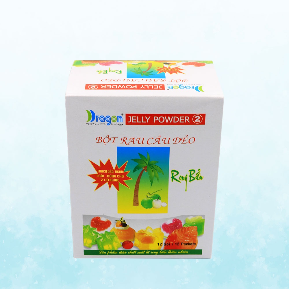 Bột Rau Câu Dẻo DRAGON (11g x 12 gói) | Shopee Việt Nam