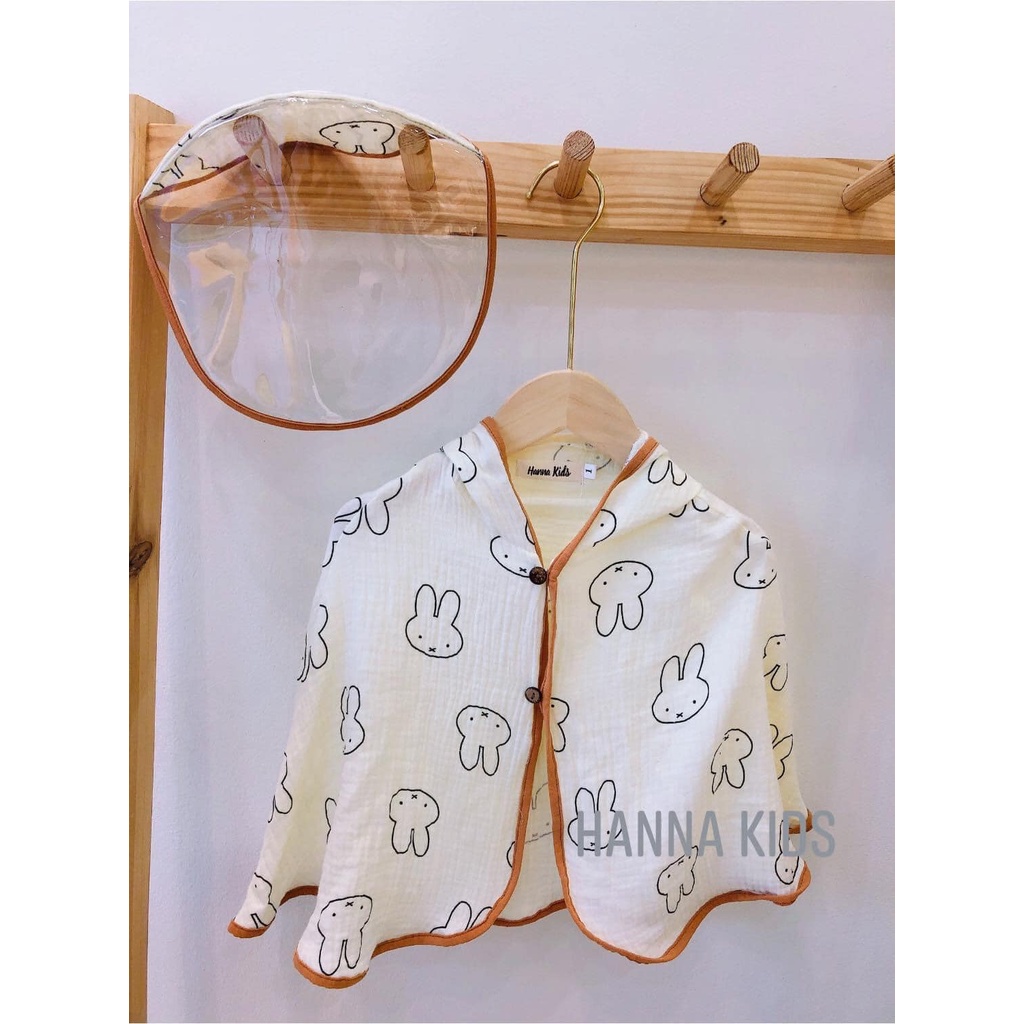 [SALE LẺ SIZE] - Áo Choàng Xô Muslin Cho Bé 0-3T, ÁO CHOÀNG CHỐNG NẮNG CHO BÉ NHÀ LIENAS CLOSET