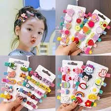 ⭐ RẺ - ĐẸP ⭐ Set 10 kẹp tóc hoạt hình dễ thương cho bé gái, phụ kiện tóc đáng yêu