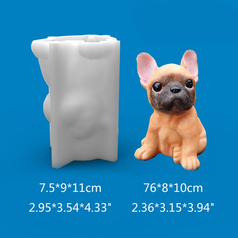 Khuôn silicone Làm Vật Liệu resin diy Hình Chú Chó Xinh Xắn