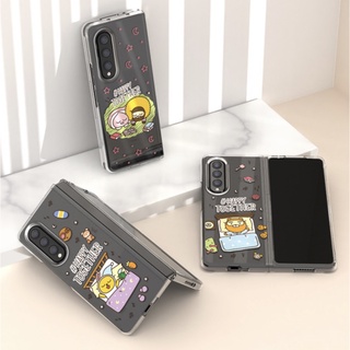 Ốp Điện Thoại Cứng Mỏng Trong Suốt Hình Kakao Friends / Happy Together Cho Galaxy Z Fold 4 Fold4 Ryan Peach